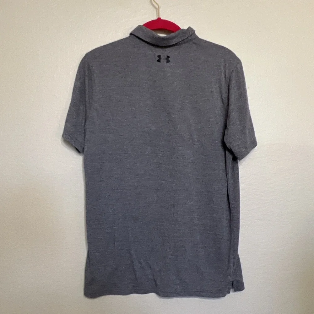 Under Armour‎ Youth XL Short Sleeve Heat Gear Polo Gray